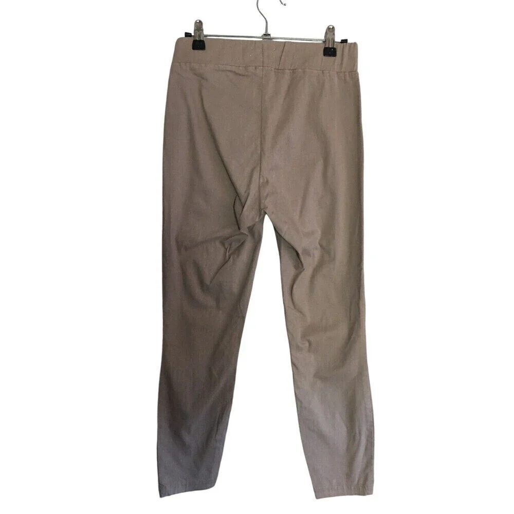L'agence Jeans Women's Size Small Biscuit Khaki Rosalie High Rise Crop Pull On
